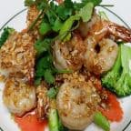 Best Garlic Golden Prawns in La Conner, WA